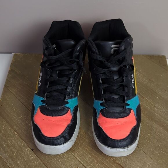 Colorful fila high tops mens 6.5 - Picture 3 of 6